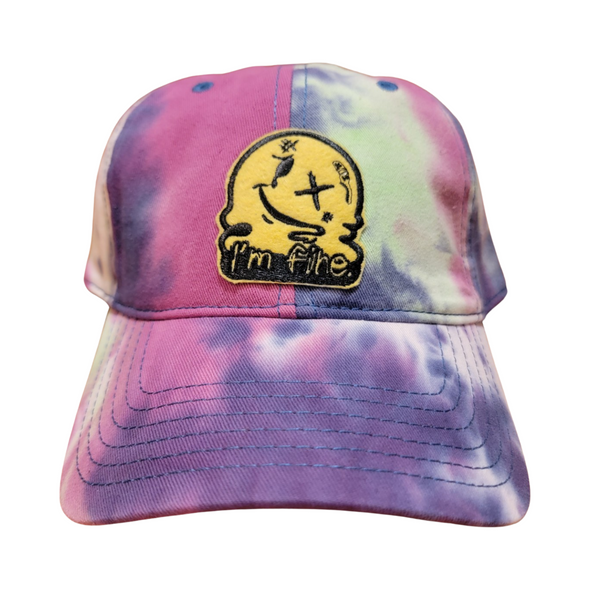 I'm fine. - Tie Dye Dad Hat